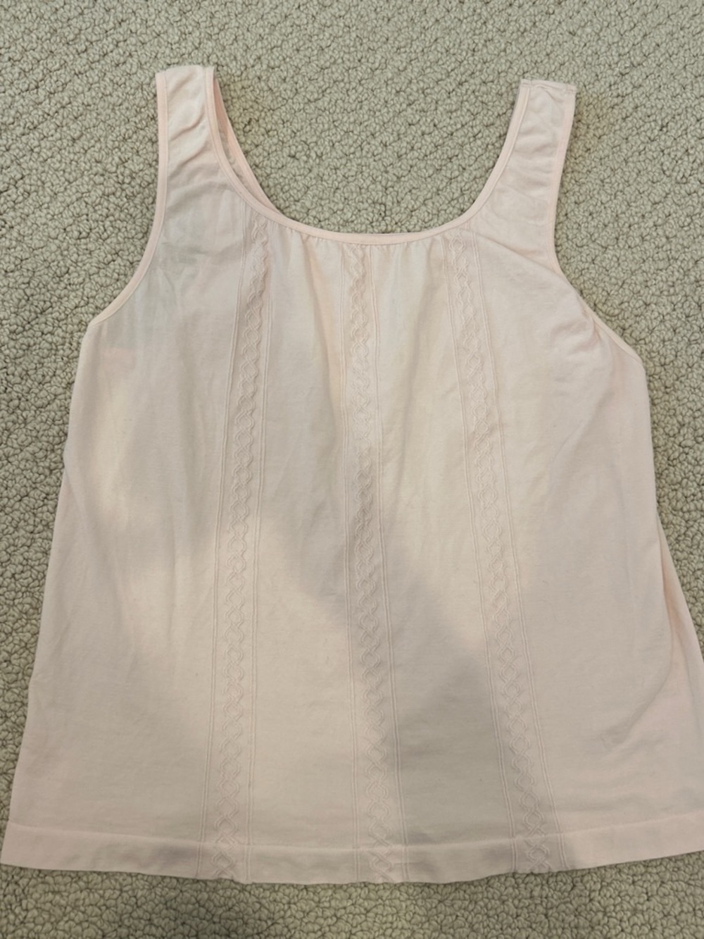 Women’s Scoop Neck Tank Top - Light Pink
